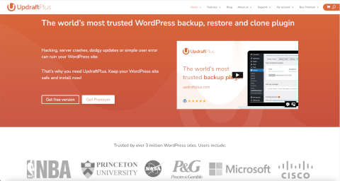 WordPressバックアッププラグイン アップドラフトプラスupdraftplus