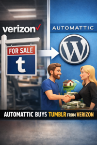 Verizon、TumblrをWordPress運営元Automatticに売却